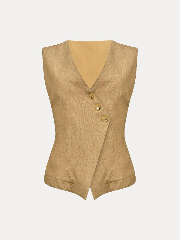 Костюм (KS70886 юбка+жилет)